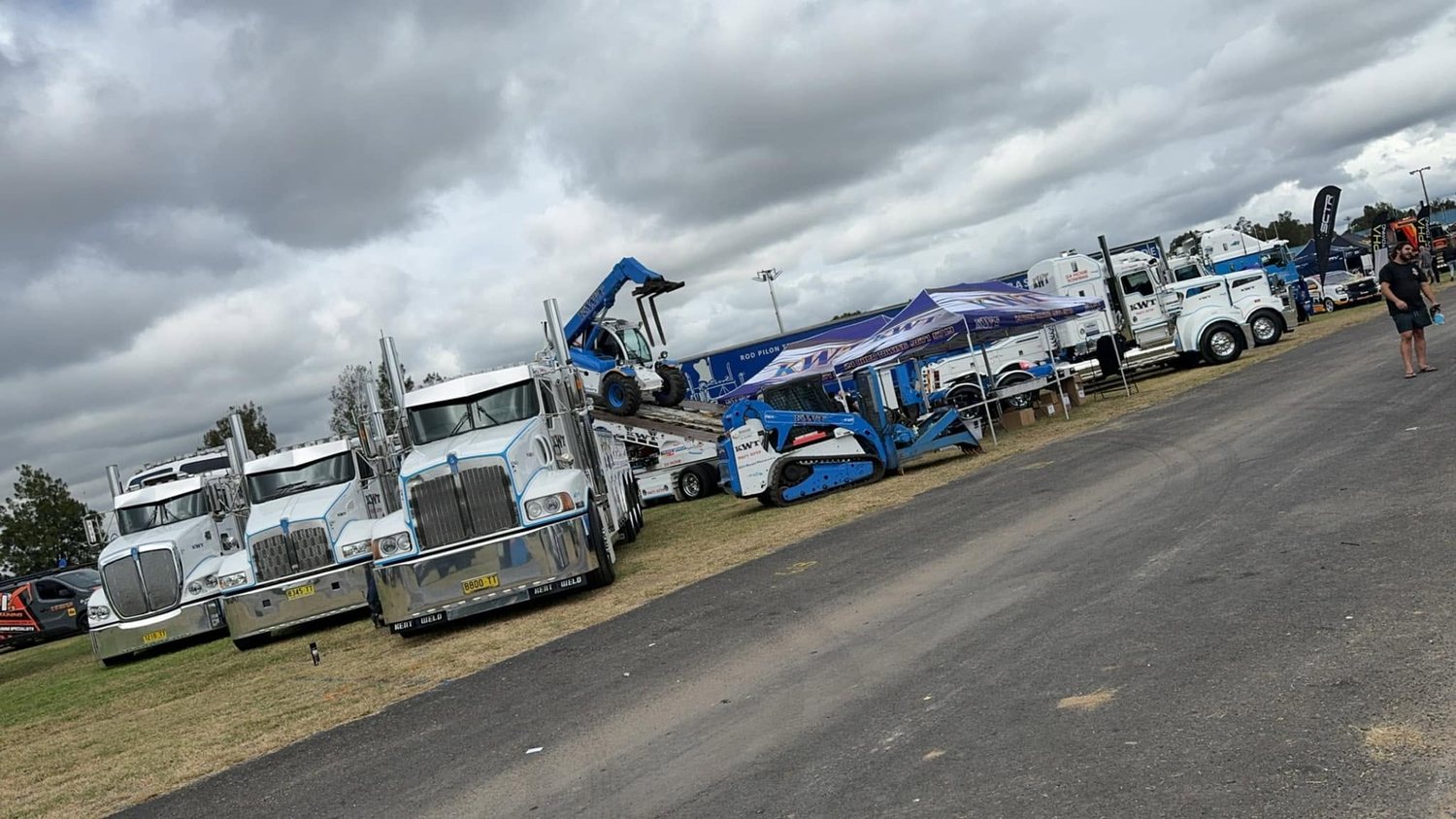 KWT fleet convoy staged ready to roll