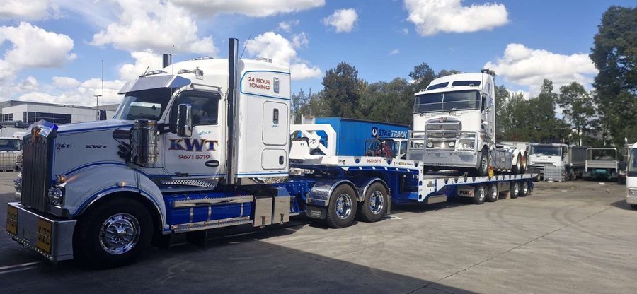 KWT heavy transport fleet at the depot
