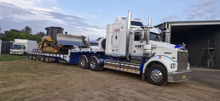 KWT operator preparing a load for transport