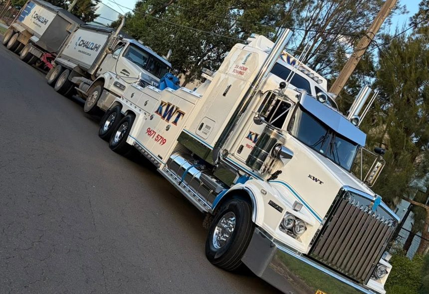 KWT truck servicing Sydney container transport