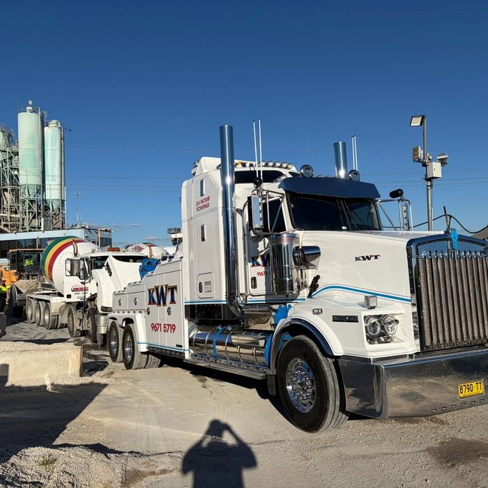 KWT truck ready at the depot