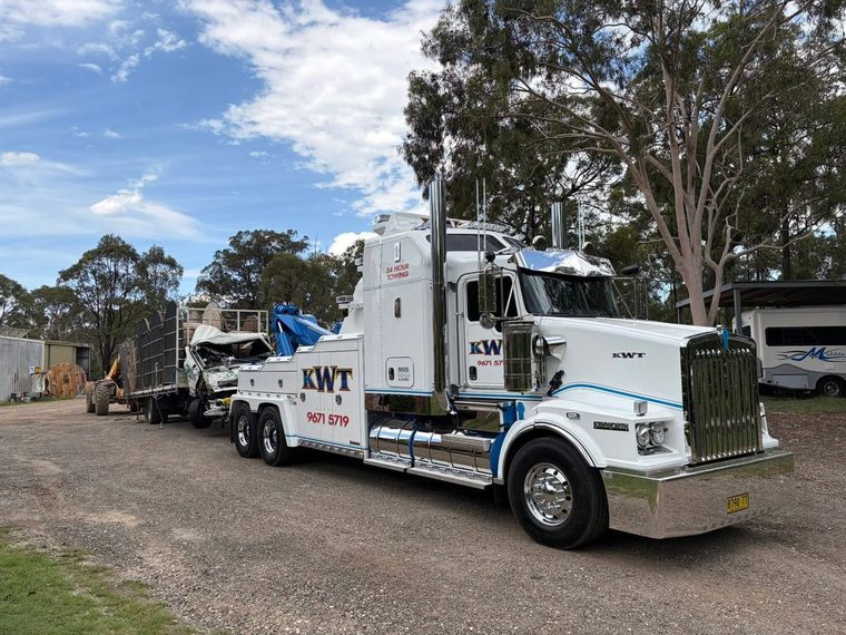 KWT truck servicing Central Coast