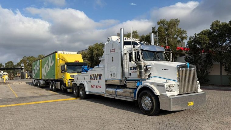 KWT truck servicing Newcastle