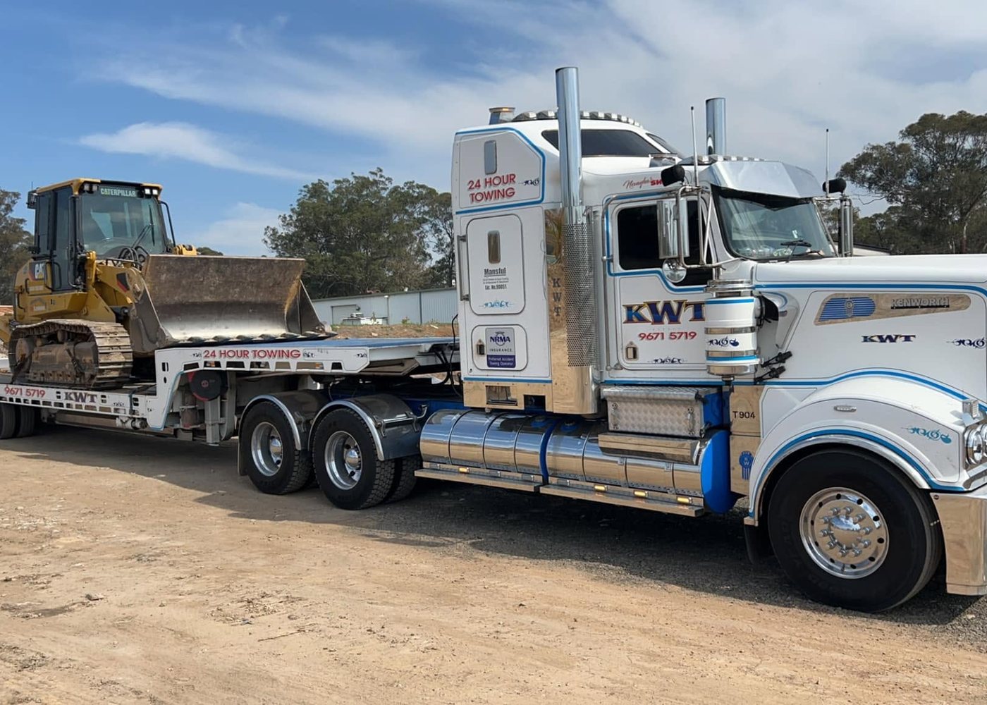 Vehicle delivered safely by KWT