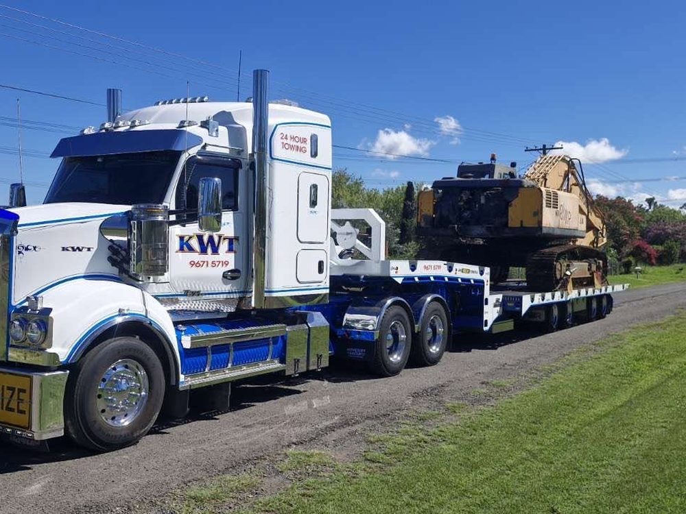 KWT recovering a vehicle after a road accident
