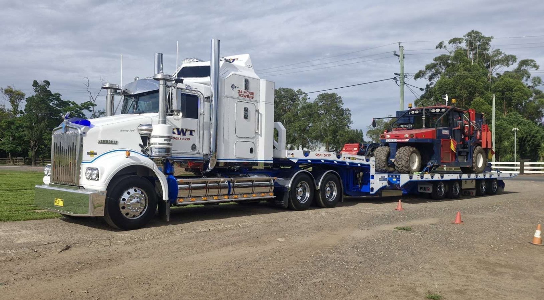 KWT truck ready for the next job