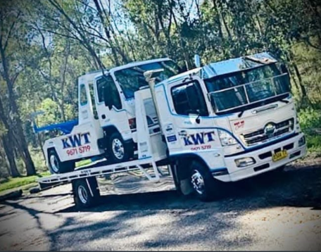 Accident recovery on Sydney motorway
