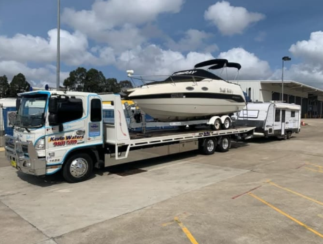 Accident recovery on Sydney motorway
