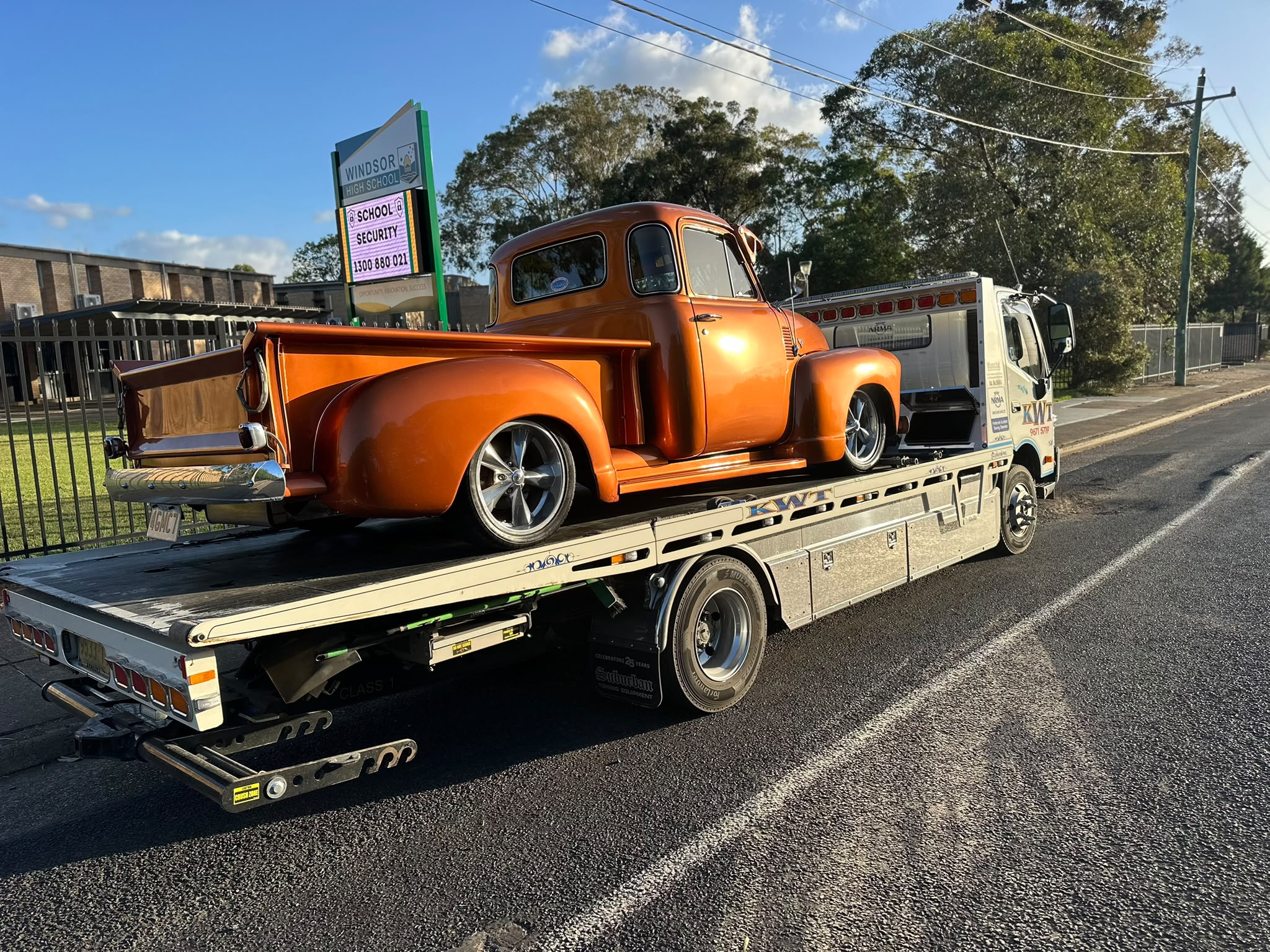 KWT truck ready for the next job