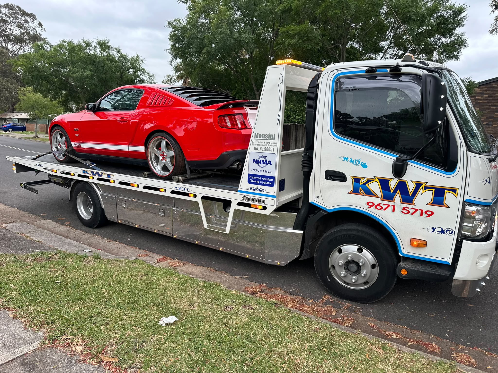 KWT heavy wrecker at Port Botany container terminal