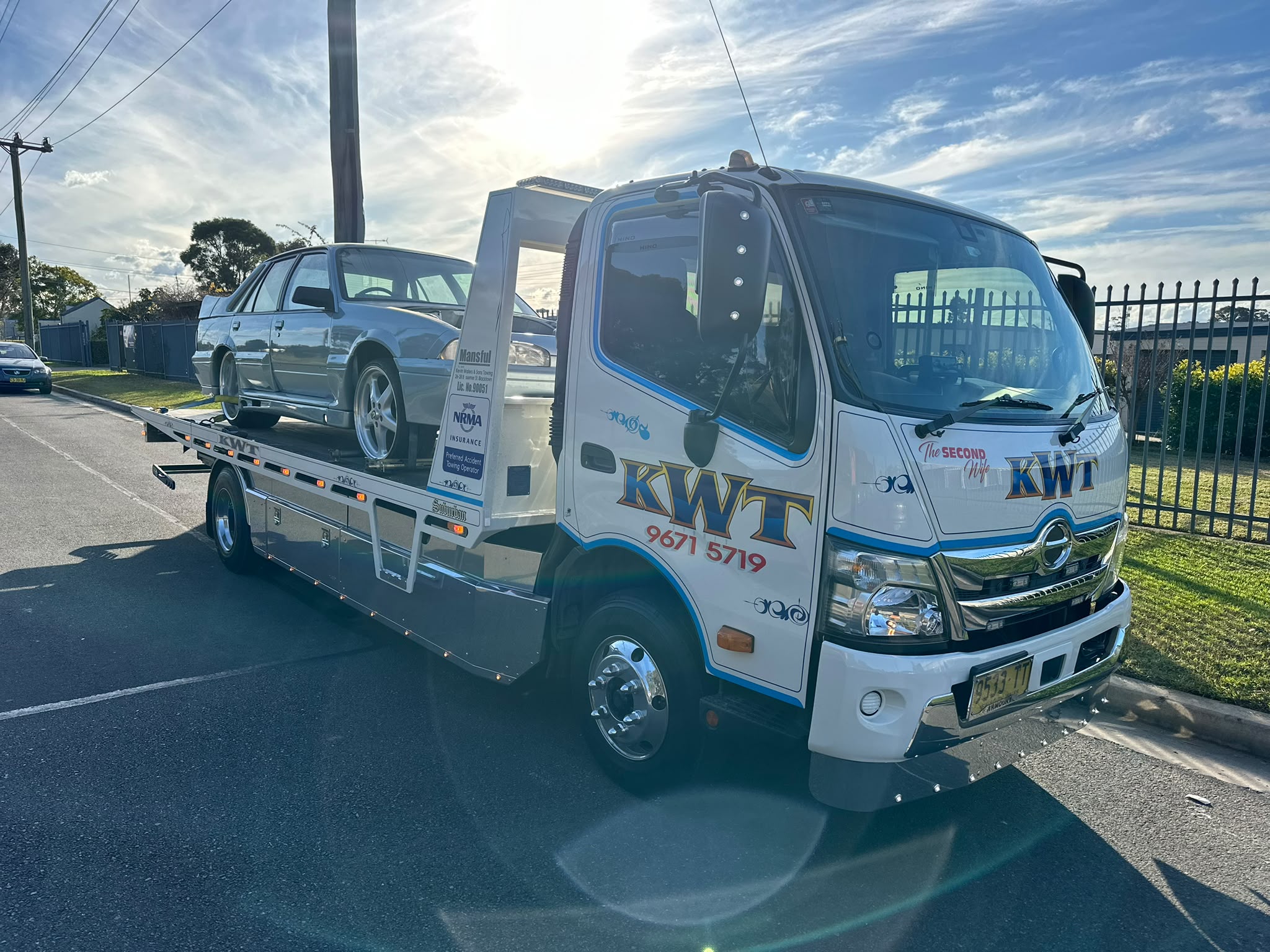 KWT car carrier on the road