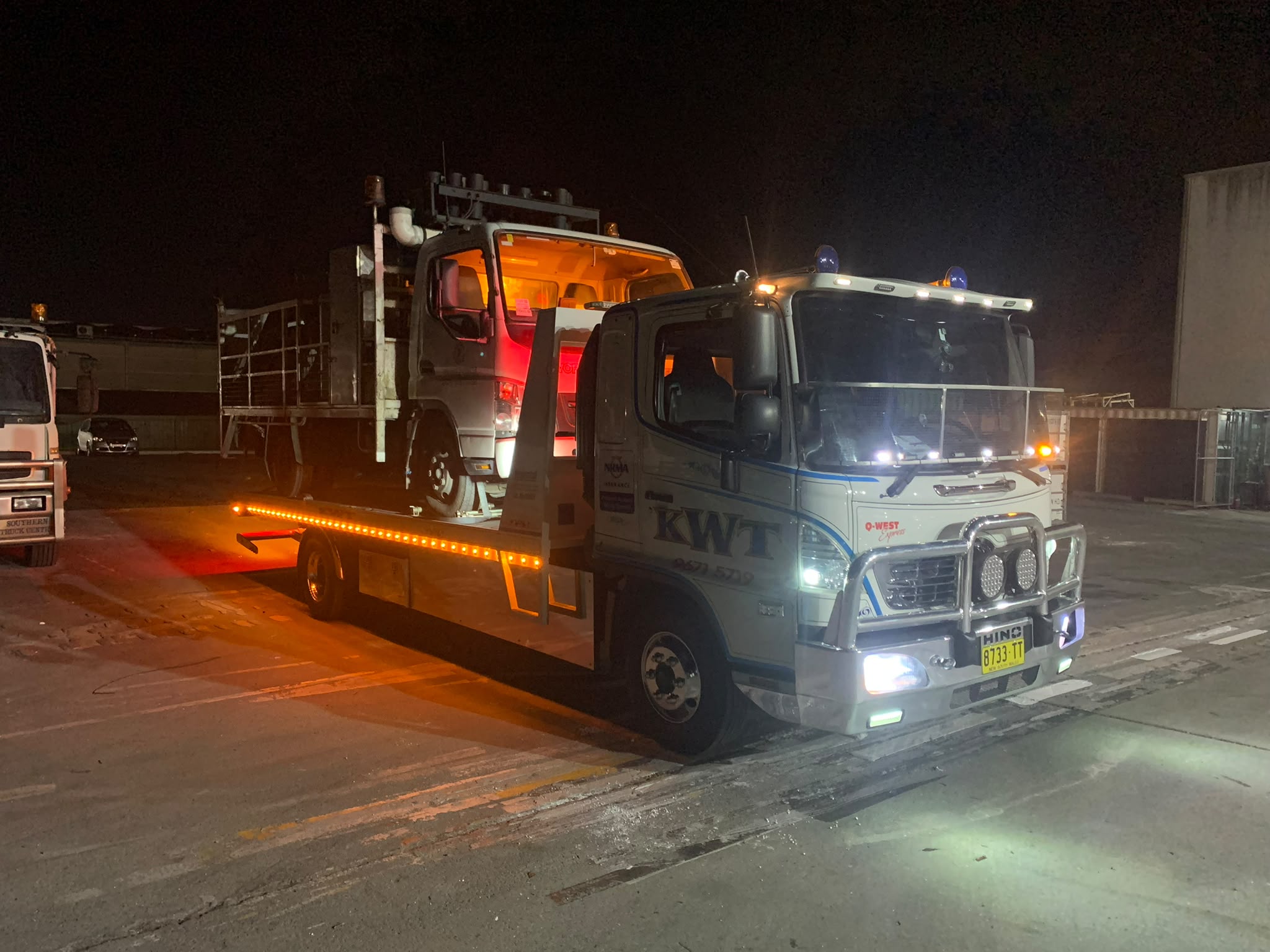 Accident recovery on Sydney motorway
