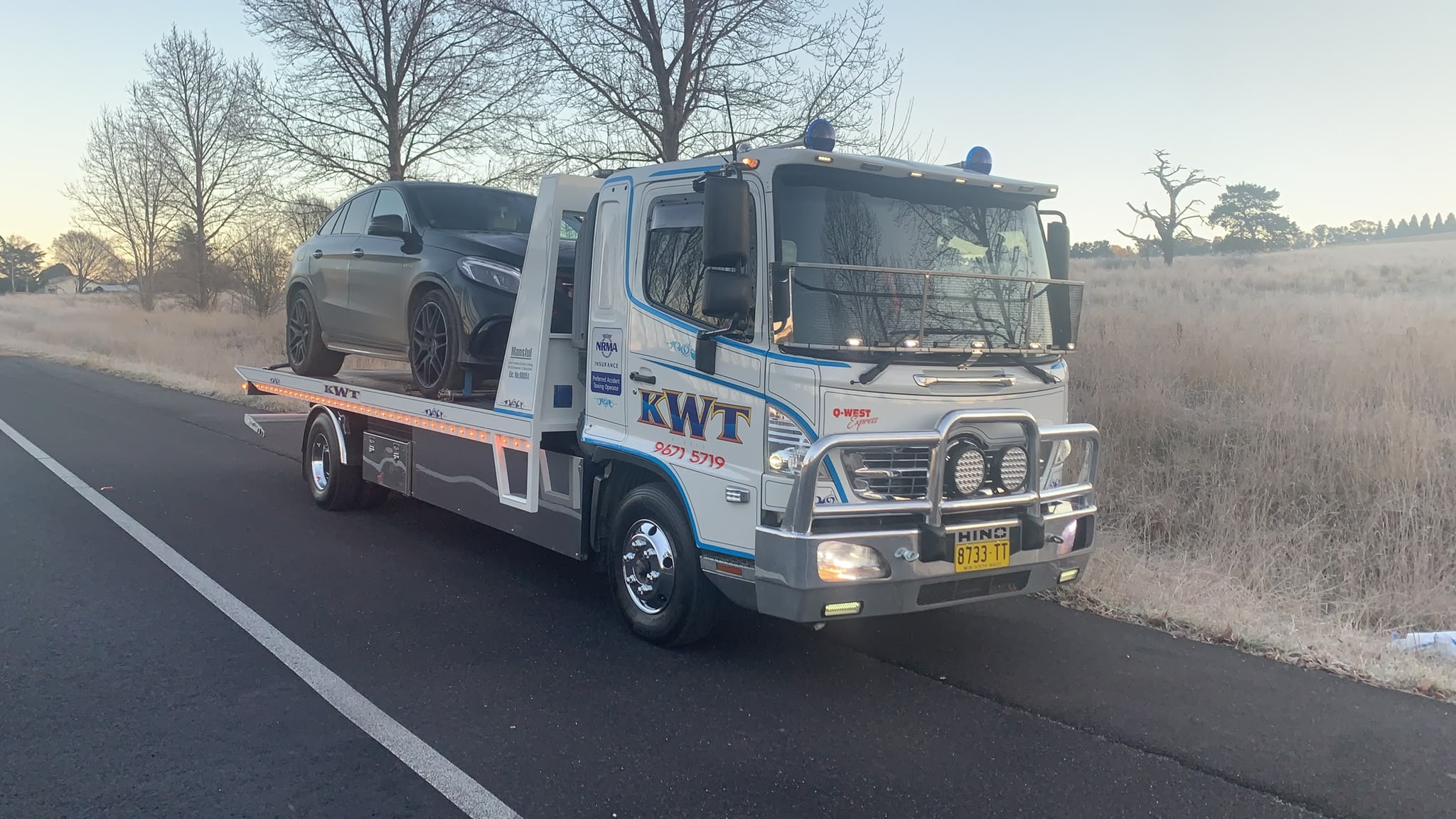 Heavy tanker recovery in Regional NSW